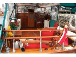 Cockpit and sun deck of the Constellation.